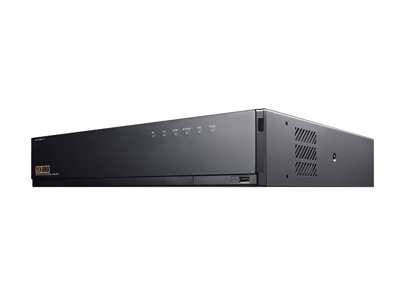 Samsung - XRN-2011A-64TB - 32CH 4K 256Mbps NVR w/ RAID5