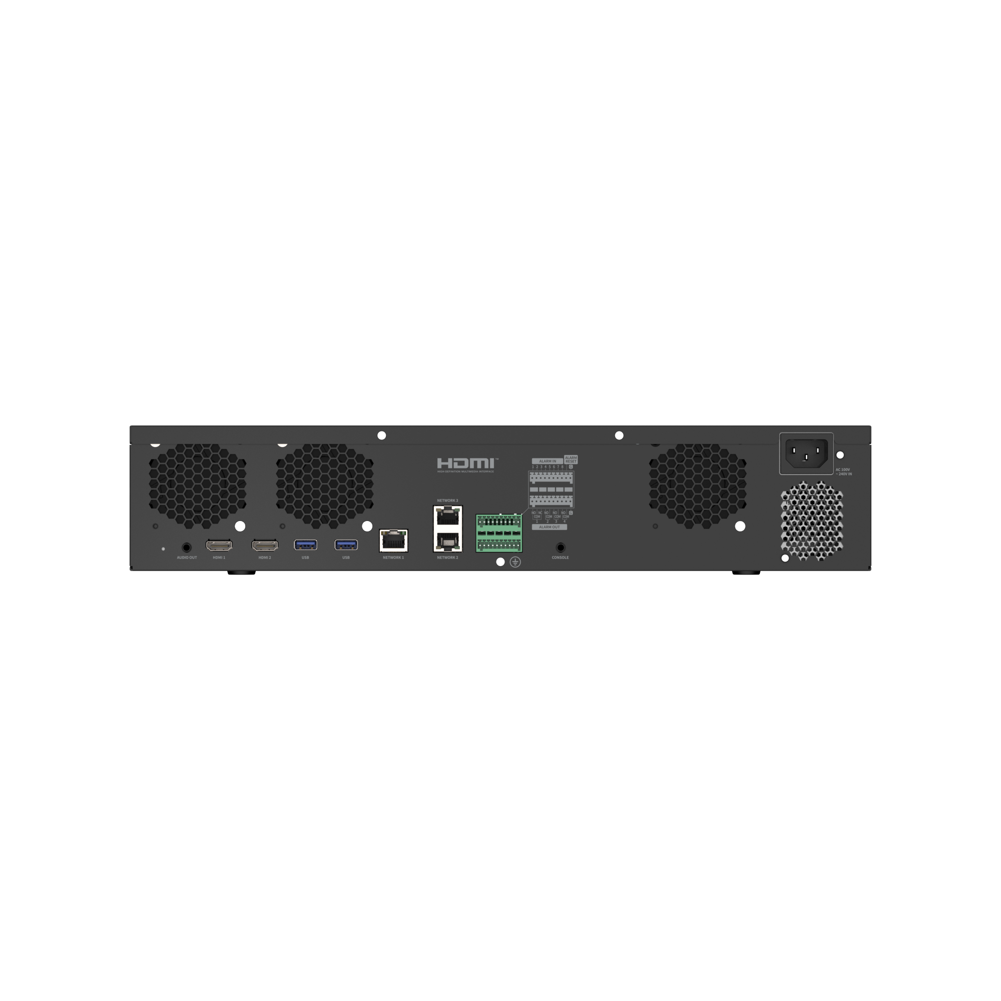 Hanwha - XRN-6420B2-10TB - 8K NVR (Intel based), 64Ch, 10TB RAW, 8 SATA HDD bays (up to 10TB per HDD), H.265/H.264/MJPEG, SUNAPI, ONVIF, ARB (Automatic Recovery Backup) & Failover (N+1), Up To 520 Mbps Recording / Up To 200 Mbps Playback, Dual Stream