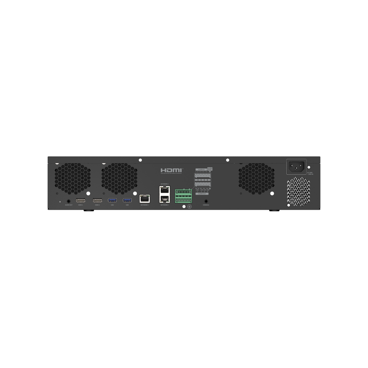Hanwha - XRN-6420B2-48TB - 8K NVR (Intel based), 64Ch, 48TB RAW, 8 SATA HDD bays (up to 10TB per HDD), H.265/H.264/MJPEG, SUNAPI, ONVIF, ARB (Automatic Recovery Backup) & Failover (N+1), Up To 520 Mbps Recording / Up To 200 Mbps Playback, Dual Stream