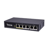 Vivotek - AW-FET-060C-065 - 4xFE PoE + 2xFE UTP Switch, 65W