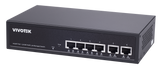 Vivotek - AW-GEL-065A-060 - Unmngd 24-Port 802.3at POE 10/100Mbps Sw 2-Port Uplink