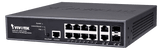 Vivotek - AW-GEV-107A-130 - 8xGE PoE + 2xGE Combo + 1xRJ45 Console