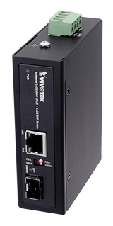 Vivotek - AW-IHU-0200 - Industrial 1xGE 60W UPoE + 1xGE  SFP Switch