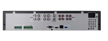 HANWHA TECHWIN HRX-821-8TB 8MP 8 Channel Analog + 2 Channel Network AHD/HDTVI/HDCVI/CVBS/IP inputs Pentabrid DVR (8TB HDD Included)