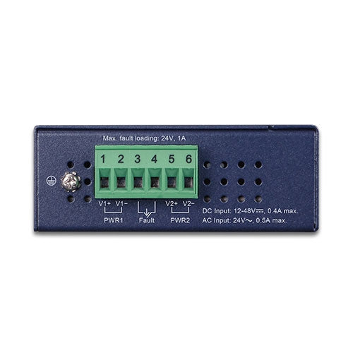Planet - IFT-805AT - IP30 Slim Type Industrial Fast Ethernet Media Converter SFP (-40 to 75 degree C)