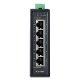 Planet - IGS-500T - IP30 Compact size 5-Port 10/100/1000T Gigabit Ethernet Switch (-40~75 degrees C)