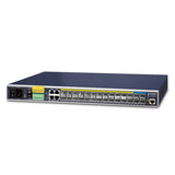 Planet - IGS-6325-20S4C4X - Industrial L3 14-Port 100/1G SFP with 4 Shared TP + 10-Port 1G/2.5G SFP + 4-Port 10G SFP+ Managed Ethernet Switch