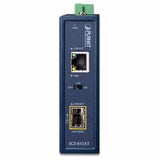 Planet - IGT-815AT -  IP30 Compact size Industrial 100/1000BASE-X SFP to 10/100/1000BASE-T Media Converter