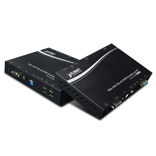 Planet - IHD-410PR - Video Wall Ultra 4K HDMI/USB Extender Receiver over IP with PoE - Ultra High Definition Digital Signage
