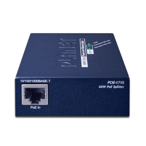 Planet - POE-171S - Single Port 10/100/1000Mbps Ultra POE Splitter (12V/19V/24V)