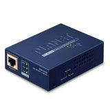 Planet - POE-176-95 - Single-Port 10Gbps 802.3bt PoE++ Injector (95 Watts, 802.3bt Type-4, Legacy, force mode support, PoE Usage LED, 10/100/1G/2.5G/5G/10Gbps