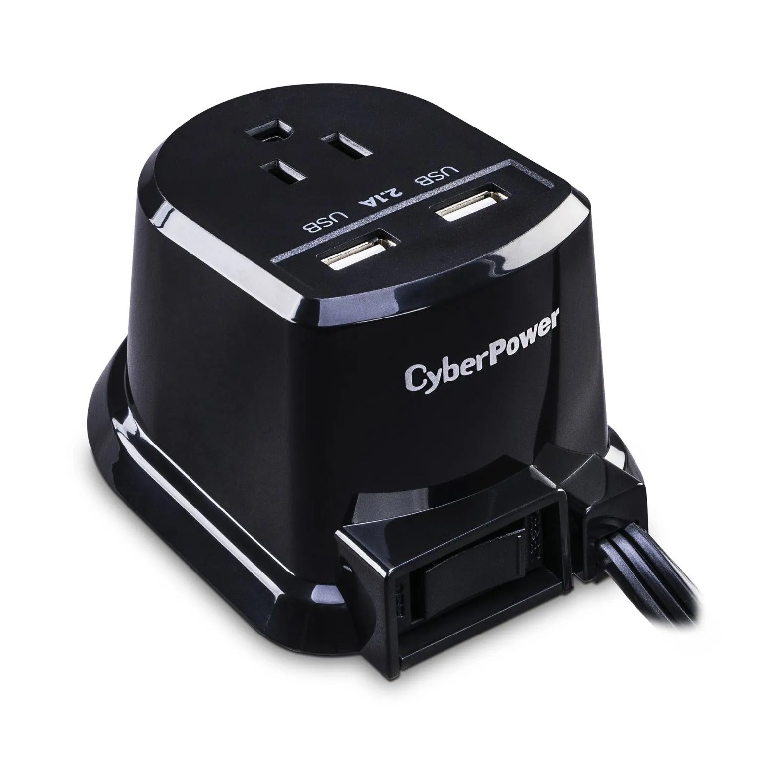 Cyber Power - CSP105U - 125V, 2 (2.1A shared) USB ports, 5 ft cord, 1 year warranty