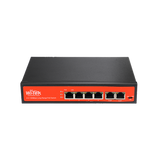 Wi-Tek - WI-PS205 - 4FE+2FE uplink 250M Long Range PoE Switch with 4PoE Port