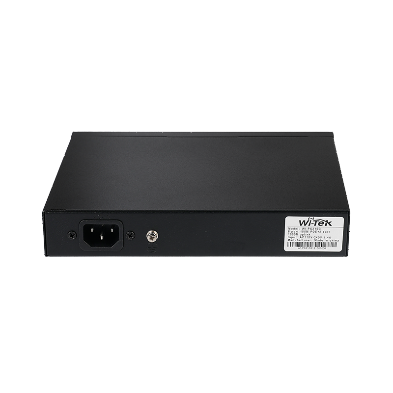 Wi-Tek - WI-PS210G - 8FE+2GE uplink 250M Long Range PoE Switch with 8Port PoE