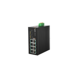 Wi-Tek - SP3010F - 8GE+2SFP Fiber Uplink Unmanaged Industrial PoE Switch with 8Port PoE