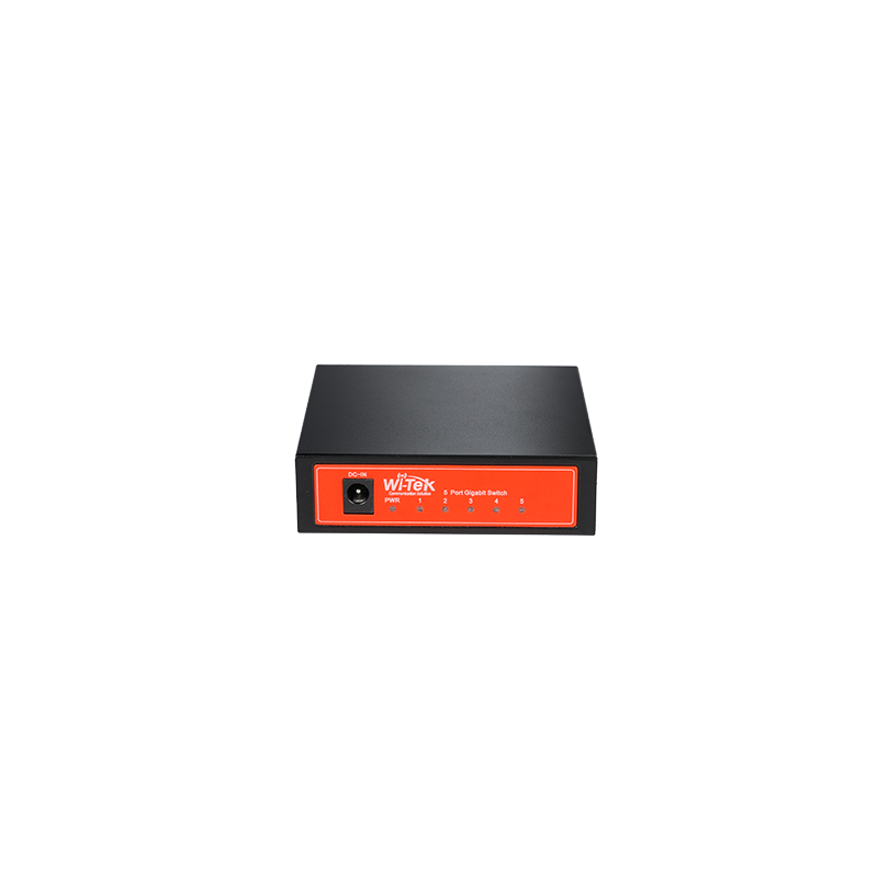 Wi-Tek - WI-SG105 - 5xGigabit Ethernet Switch with steel case