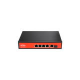 Wi-Tek - WI-PS305GF - 4GE+1GE+1SFP Fiber 802.3af/at PoE Switch with 4Port PoE