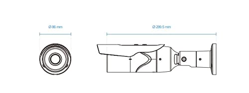 Vivotek IB9389-EH-v2 5MP IR Outdoor Network Bullet Camera with 3.6mm Fixed Lens