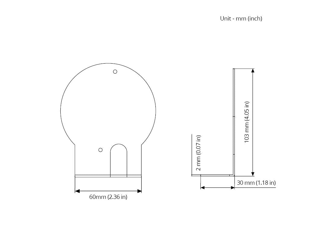 DA-WM4100 - Wall Mount - IDIS