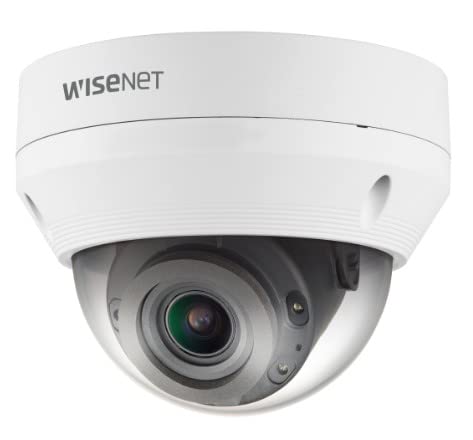 Hanwha Techwin QNV-7082R 4mp IR WDR PoE Outdoor Network Dome Camera with 3.2~10mm (3.1x) Motorized varifocal Lens, RJ45 Connection