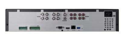 HANWHA TECHWIN HRX-821-12TB 8MP 8 Channel Analog + 2 Channel Network AHD/HDTVI/HDCVI/CVBS/IP inputs Pentabrid DVR (12TB HDD Included)