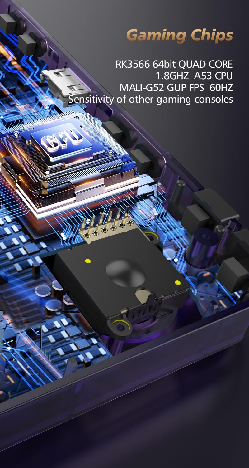 R36H Portable Handheld Video Game Console with 20,000 Plus Games Retro Video Games with Simulators for NES, GBA, MD, SFC, MAME, PSP, PS1, GB, NDS, N64 and CPS