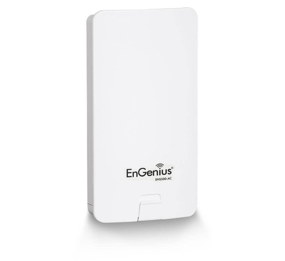 Engenius - ENS500-AC - Wi-Fi 5 Outdoor 5 GHz 11ac Wave 2 PtP Wireless Bridge