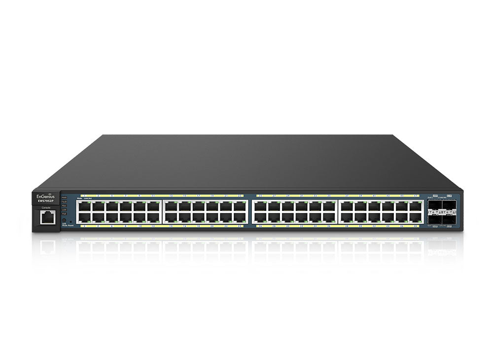 Engenius - EWS7952P - Managed Gigabit 410W PoE+ 48-Port Switch