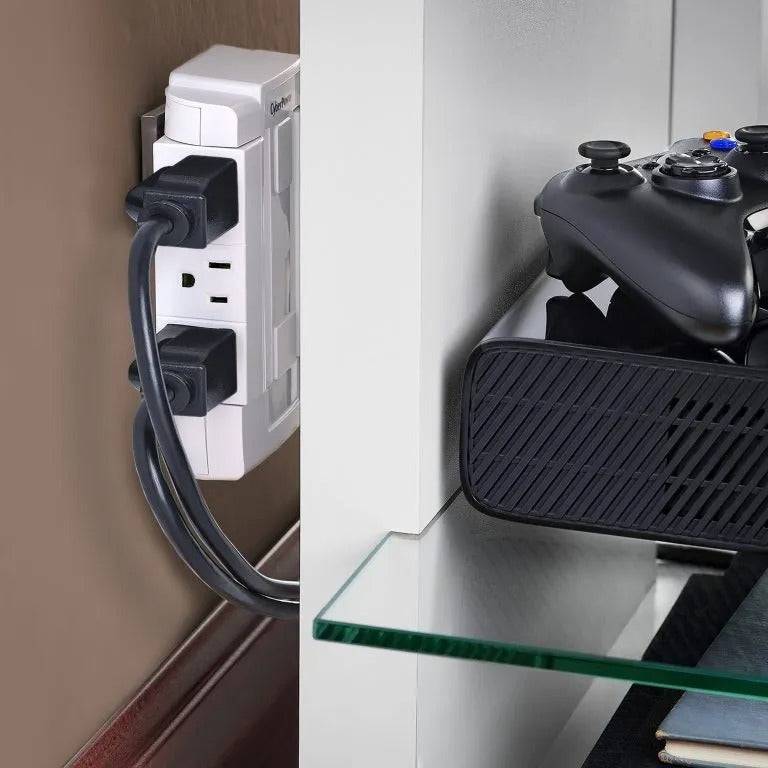 Cyber Power - GT600P - Swivel Wall Tap, Expands two grounded outlets into six grounded, swivel outlets.