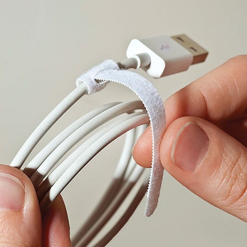 Rip-Tie - Q-55-01M-BK - 1/4 Inch Wide Rip-Tie mini