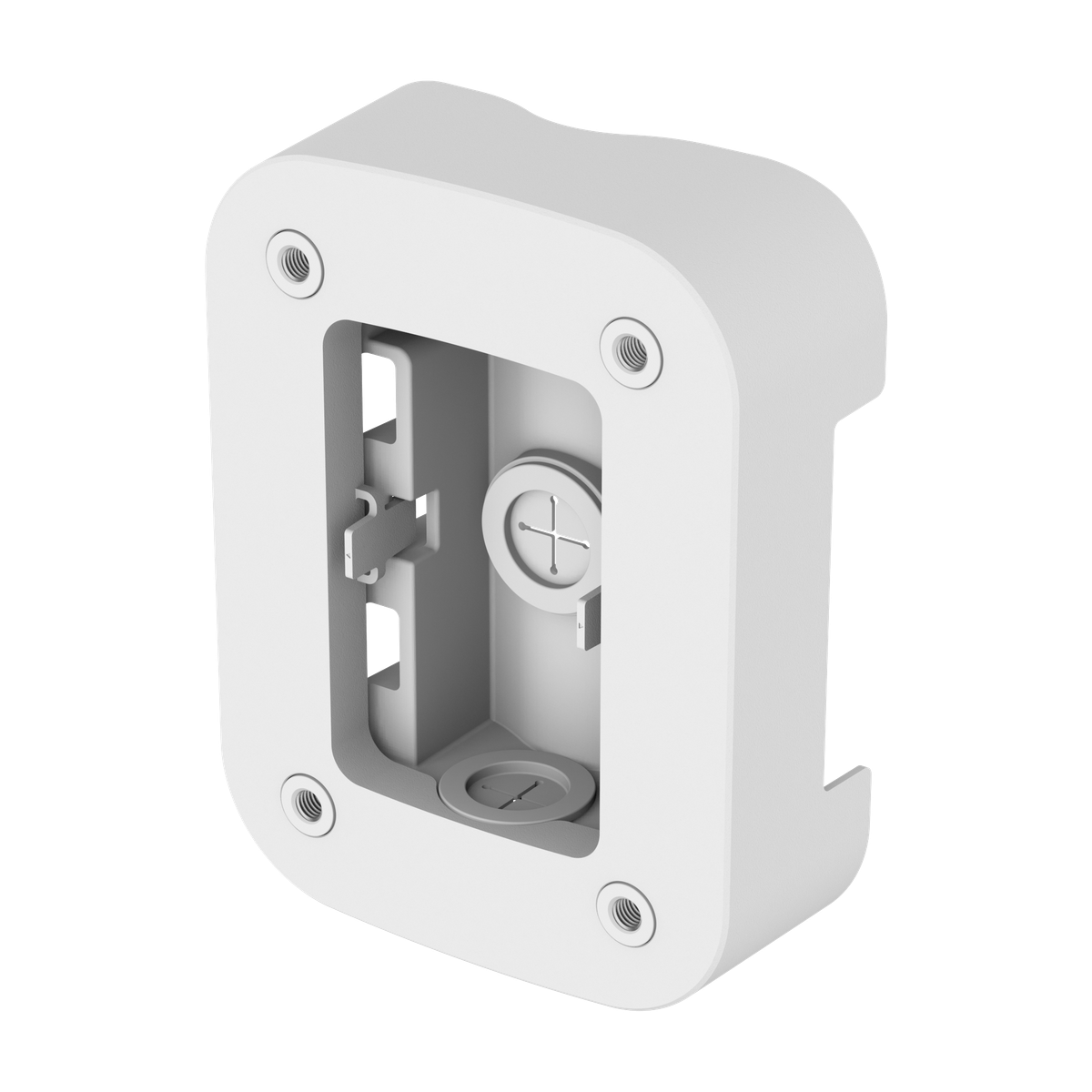 Hanwha - SBP-050PMW - Pole Mount for SBP-050NBW included SBP-060S Steel Straps (Max Load 33lbs/15kg)