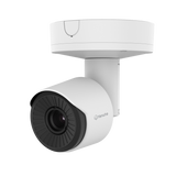 Hanwha - TNO-C3042T - Wisenet T network thermal compact bullet camera, 384 x 288 (uncooled); ＜20mK (NETD), Max 768 x 576 @ 8fps resolution support, 13mm fixed focal lens (HFoV: 28.5o), Triple codec H.265/H.264/MJPEG with WiseStream III (based on AI e