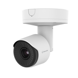 Hanwha - TNO-C3052T - Wisenet T network thermal compact bullet camera, 384 x 288 (uncooled); ＜20mK (NETD), Max 768 x 576 @ 8fps resolution support, 19mm fixed focal lens (HFoV: 19.3o), Triple codec H.265/H.264/MJPEG with WiseStream III (based on AI e