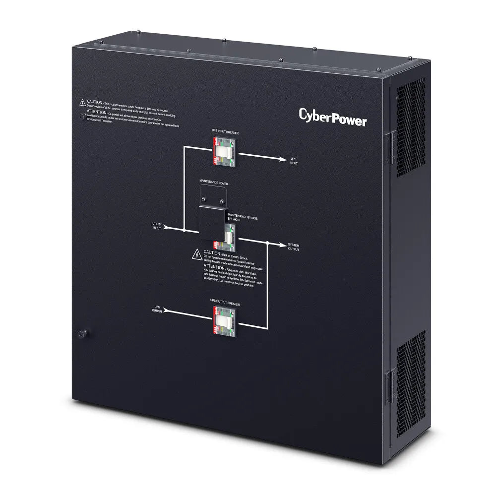 CYBERPOWER - MBS175D5B - CyberPower Maintenance Bypass Switch 50KA 208V 3-Phase 175A for 3-Phase UPS SM040KAMFA
