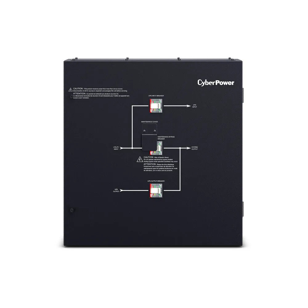 CYBERPOWER - MBS175D5B - CyberPower Maintenance Bypass Switch 50KA 208V 3-Phase 175A for 3-Phase UPS SM040KAMFA