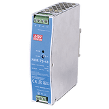 Vivotek - NDR-75-48 - 75W Single Output Industrial DIN RAIL Power Supply, 48V