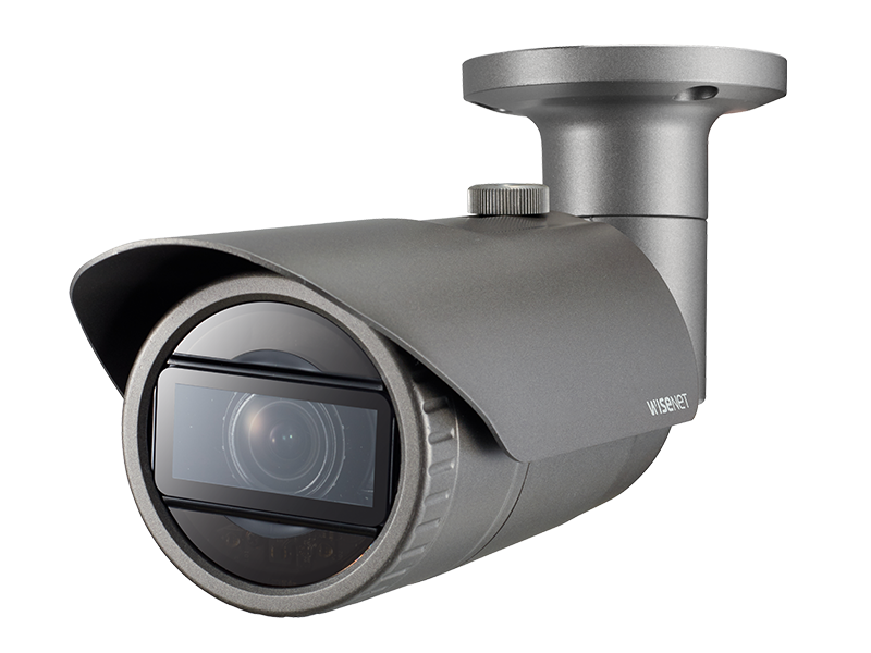 Hanwha - QNO-7080R - 4MP Network IR Bullet Camera with Varifocal lens