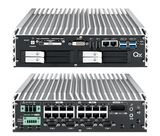 Qumulex - QXE730-02 - QxEnergy 730 - Ruggedized small form factor gateway for harsh environments and mobile applications, 02TB - 16 Ports PoE+. Up to 32 cameras or 64 total resources.