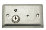 ETS - SM1-SS-KMS - Flush Mount Omni-Directional Microphone and Mute Key Switch Plate, Stainless Steel