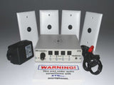 ETS - SM7 - 4 SM1 Microphones, SM4 Switcher/Mixer/Amplifier Kit