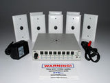 ETS - SM9 - 8 SM1 Microphones, SM8 Switcher/Mixer/Amplifier Kit