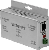 Hanwha - TEC-F01 - Single-Channel Ethernet over COAX with Pass-through PoE