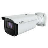 AVYCON - AVC-BNN41AVT - 4MP IP H.265 IR Bullet, 30fps@2560x1440, True D&N (ICR), True WDR, 2.8-12mm Motorized AutoFocus Lens, 48 Smart IR LED's, 1 Audio In/Out, 1 Alarm In/Out, MicroSD slot, DC12V, PoE Built-in