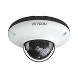 AVYCON - AVC-KNN41FT/2.8 - (NDAA) 4MP IP H.265 IR Flat Dome, 30fps@2560x1440, True D&N (ICR), True WDR, 2.8mm Fixed Lens, 12 IR LED's, Built-in MIC, 1 Audio In, DC12V, PoE Built-in