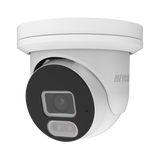 AVYCON - AVC-NBE41F28 - 4MP H.265+ InfiniteColor, Bullet IP Camera, AI Lite, DWDR, 4MP@25FPS, Full Color (white light), Built-in Mic, 2.8mm Fixed Lens, MicroSD, Onvif, DC12V / PoE, IP67, White