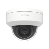 AVYCON - AVC-NKD51F28 - 5MP (2592x1944), H.265+ Indoor Dome IP Camera, InfiniteStar™, True WDR, AI with FD, 5MP@30FPS, Triple Stream, 2.8mm Lens, 66ft Smart IR's, Audio In/Out, MicroSD, Onvif, DC12V / PoE, White, Made in Korea (TAA)