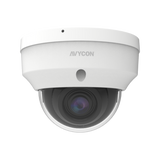 AVYCON - AVC-TV81F28 - 8MP (3840x2160), Vandal Dome Camera, 4-in-1, HD-TVI (default), CVI, AHD, ANALOG (960H), 2.8mm Lens, 66ft Smart IR's, DWDR, CoC, OSD, BLC, DC12V, IP67, White