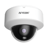 AVYCON - AVC-VNN81FLT/2.8 - (NDAA) 4K (8.4MP) IP H.265 IR FD Vandal Dome, 20fps@3840x2160, True D&N (ICR), 2.8mm Fixed Lens, 24 Smart IR LED's, 1 Audio In/Out, Built-in MIC, 1 Alarm In/Out, DC12V, PoE Built-in