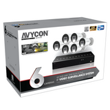 AVYCON - AVK-NB41B6-2T - 4MP Diversity InfiniteColor 4MP IP Kit