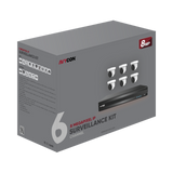 AVYCON - AVK-NP81E6-3T - 8MP Diversity IP Kit with 6 of 8MP Infinite-Star IP Turret Cameras with AI and 8CH PoE 4K 4K NVR with 4TB HDD pre-installed, contains AVC-NPE81F28 (6 QTY) and AVR-NSV08P8-3T (1 QTY)